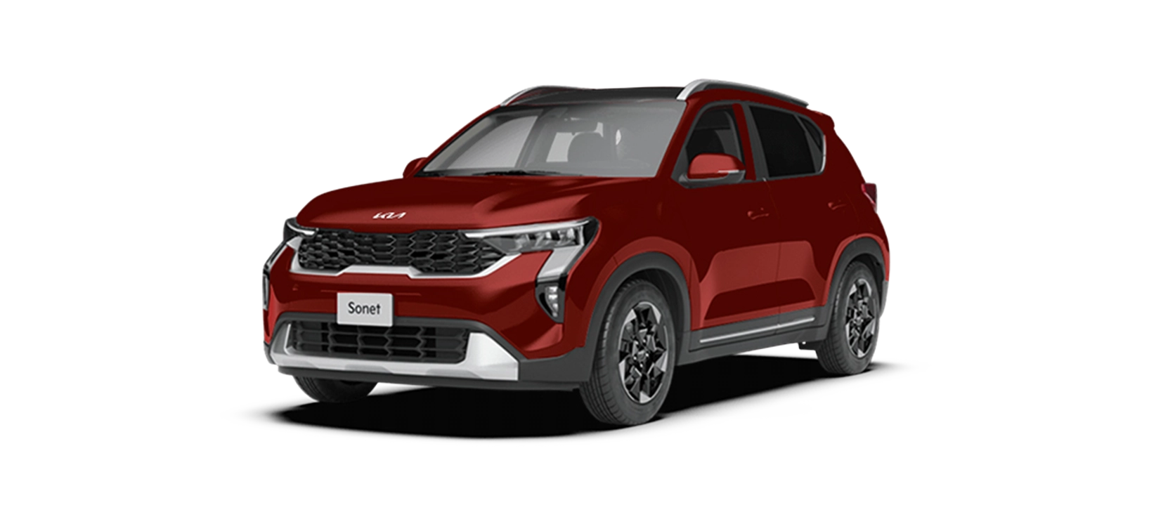 Intense Red with Black Roof